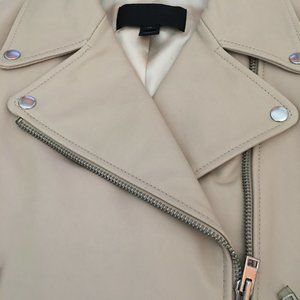J.Crew Collection Women's Real Leather Moto Jacket Size 10